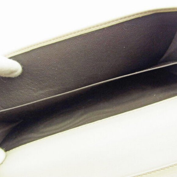 Gucci Wallet Purse Guccissima White Woman unisex Authentic Used - Picture 8 of 12